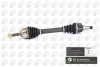 Піввісь Peugeot 206 1.1-1.6 98-09 (21/22) 612mm Л. DS6714L