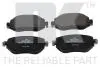 223975 Колодки тормозные (передние) Renault Megane IV 15- NK підбір по vin на Brocar