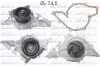 A195 Водяной насос AUDI A4 (8D2, B5) A6 (4B, C5) ALLROA DOLZ підбір по vin на Brocar