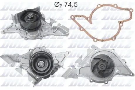 A195 Водяной насос AUDI A4 (8D2, B5) A6 (4B, C5) ALLROA DOLZ подбор по vin на Brocar