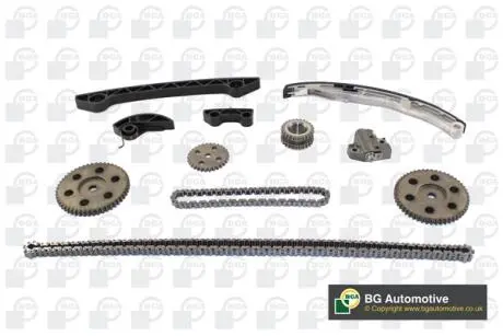 TC5410FK Комплект цепи ГРМ Mazda 2.3i 02-07 (с шестернями) BGA подбор по vin на Brocar