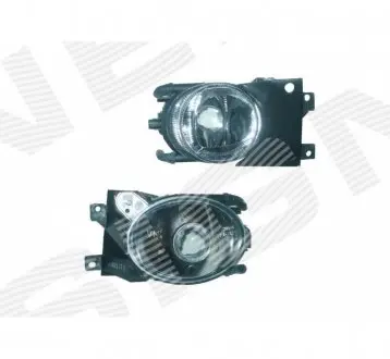ZBM2223KR Протитуманна фара BMW 5 (E39), 09.00 - 06.03 SIGNEDA підбір по vin на Brocar