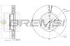 CD8182V Гальмівний диск перед. T5 09- (R17.5) (340x32.2) BREMSI підбір по vin на Brocar