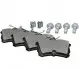 Тормозные колодки зад. Honda Accord 98-08 (TRW) 3463700210