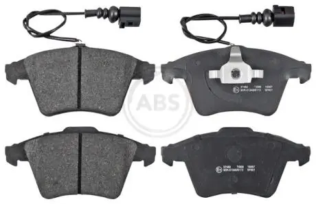 37482 Тормозные колодки перед. VW Touareg 02-10 (ATE) A.B.S. підбір по vin на Brocar