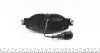 256832002 Колодки тормозные (передние) VW Golf VII/VIII/Passat/Seat Leon 12- (TRW) (с датчиком) ZIMMERMANN підбір по vin на Brocar