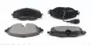 256832002 Колодки тормозные (передние) VW Golf VII/VIII/Passat/Seat Leon 12- (TRW) (с датчиком) ZIMMERMANN підбір по vin на Brocar