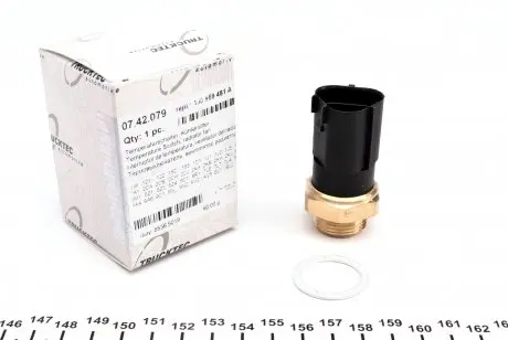 0742079 Датчик увімкнення вентилятора VW Caddy III 1.4-2.0SDI 04-15 (85°C-90°C) TRUCKTEC підбір по vin на Brocar