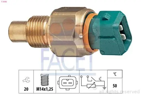 73542 Датчик температури Ducato/Jumper 1.9D/Berlingo FACET підбір по vin на Brocar