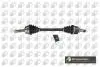 Полуось Peugeot 207 1.4i 08- (21/22) 655mm Л. DS6732L