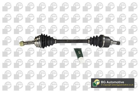 DS6732L Піввісь Peugeot 207 1.4 i 08 - (21/22) 655mm Л. BGA підбір по vin на Brocar