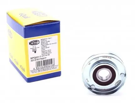 331316170317 Ролик генератора Opel Astra/Vectra 1.5-1.8 03- (натяжний) MAGNETI MARELLI підбір по vin на Brocar