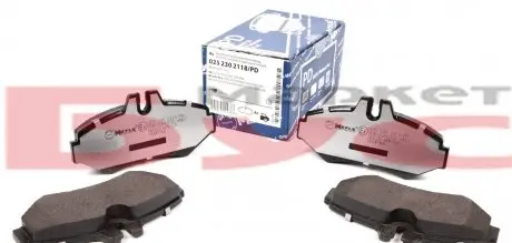 0252302118PD Колодки тормозные (задние) MB Sprinter 208-316 96- (Bosch) (Platinum) MEYLE подбор по vin на Brocar