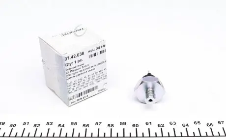 0742038 Датчик давления масла VW LT/T3/T4/Caddy (1.2-1.6 bar) (черный) TRUCKTEC подбор по vin на Brocar