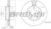 CD7311V Гальмівний диск перед. Mazda 3/5 03- (278x25) BREMSI підбір по vin на Brocar