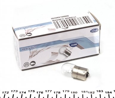 004069100000 Автолампа R10W MAGNETI MARELLI 004069100000 MAGNETI MARELLI підбір по vin на Brocar