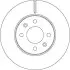 Диск тормозной (1 шт.).) HYUNDAI I20 "F D=256mm "14>> DF6794