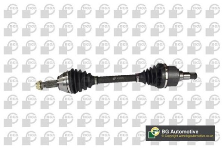 DS2304L Піввісь Fiesta 1.0-1.6 08- (25/23 620mm) Л. BGA підбір по vin на Brocar