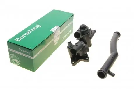 B19087 Термостат VW Polo/Skoda Fabia 1.4/1.6 09-16 (83°C/87°C) (с трубкой) BORSEHUNG подбор по vin на Brocar