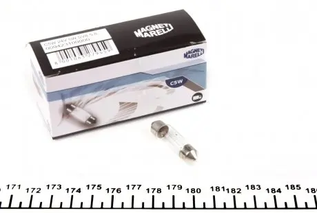 009423100000 Автолампа Magneti Marelli 009423100000 C5W SV8,5-8 5 W прозрачная MAGNETI MARELLI подбор по vin на Brocar