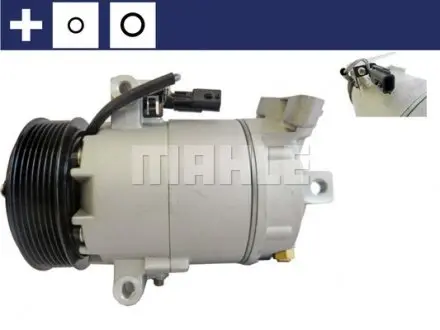 ACP164000S Компресор кондиціонера Nissan Qashqai/X-trail/Renault Megane/Scenic 1.6D/2.0D 05- MAHLE / KNECHT підбір по vin на Brocar