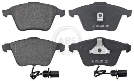 37425 Тормозные колодки перед. Audi A4/A6/A8 00- A.B.S. подбор по vin на Brocar