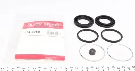 1140058 Ремкомплект суппорта (переднего) Mazda B-Serie/Xedos/Mitsubishi L400/Galant 75-06 (d=43mm) QUICK BRAKE подбор по vin на Brocar