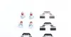 247651652 Колодки тормозные (задние) Citroen Berlingo/Peugeot Partner 08- (Lucas-Girling) (с аксессуарами) ZIMMERMANN підбір по vin на Brocar