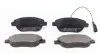 237081901 Колодки тормозные (передние) Fiat Doblo 01-/Opel Combo 1.3-2.0CDTI 12- (Bendix-Bosch) (с датчиком) ZIMMERMANN підбір по vin на Brocar