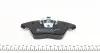 235872001 Колодки тормозные (передние) VW Caddy 03-15 (с датчиком) (Ate - Teves) ZIMMERMANN підбір по vin на Brocar