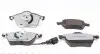 233929001 Колодки гальмівні (передні) Audi A3/VW Golf IV -03 (Ate-Teves) (з датчиком)(з низьким продукуванням пилу) ZIMMERMANN підбір по vin на Brocar
