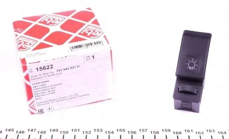 15622 Перемикач світла фар VW Golf 83-92 (з регулятором) FEBI BILSTEIN підбір по vin на Brocar