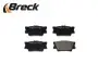 243380070400 Колодки гальмівні (задні) Toyota Camry/Rav4/Lexus ES V/VI 06- (Akebono) BRECK підбір по vin на Brocar