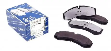 0252912117PD Колодки гальмівні (передні) Iveco Daily III 99-06 (Brembo) MEYLE підбір по vin на Brocar
