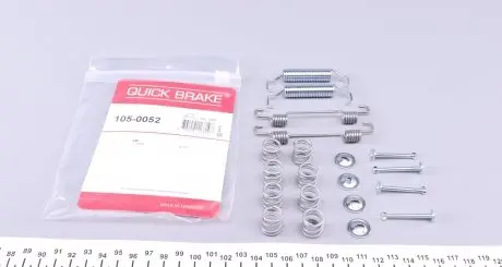 1050052 Комплект для кріплення гальмівних колодок QUICK BRAKE підбір по vin на Brocar
