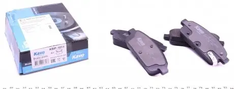 KBP1013 Колодки тормозные (задние) Opel Astra J 09 - R16 (Ate) KAVO подбор по vin на Brocar