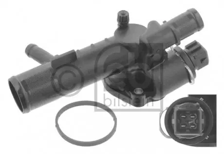 32650 Термостат Renault Kangoo 1.5dci 01- (89°С) (з прокладкою) FEBI BILSTEIN підбір по vin на Brocar