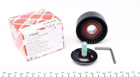 170252 Ролик генератора Skoda Octavia/VW Golf V/VI 1.8TSI/2.0TDI 05- (натяжний) (к-кт) FEBI BILSTEIN підбір по vin на Brocar