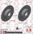 Диск тормозной (задний) MB C-class (W204) 07-14 (300x10) (с покрытием) (с прорезом) (полный) 400.3656.53