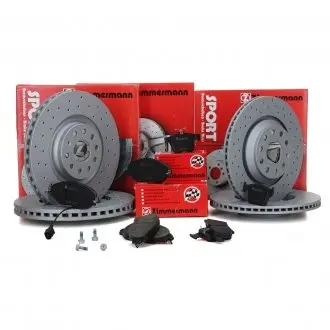 600324352 Диск тормозной (передний) Audi A3/Skoda Octavia/VW Golf 13-/Passat 08- (340x30)(с отверстием) (вент) ZIMMERMANN подбор по vin на Brocar