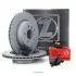 Диск тормозной (задний) Audi A4 97-01/VW Passat 00-05 (256x22) (с покрытием) (вентилируемый) 600.3240.20