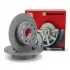 600323452 Диск тормозной (задний) Audi A3//VW Caddy III 04-15/Skoda Octavia III/IV 03- (253x10)(с отверстиями) ZIMMERMANN підбір по vin на Brocar