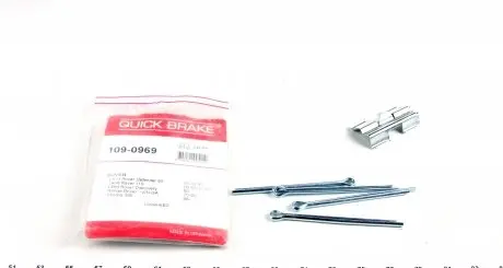 1090969 Планка суппорта (переднего) прижимная (к-кт) Ford Transit 77- QUICK BRAKE подбор по vin на Brocar