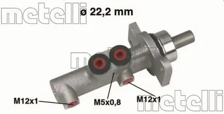 050423 Главный тормозной цилиндр 05-0423 METELLI METELLI подбор по vin на Brocar