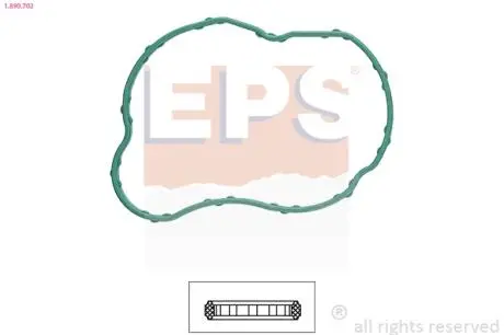 1890702 Прокладка термостата EPS підбір по vin на Brocar
