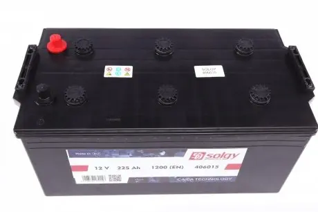 406015 Стартерна батарея (акумулятор) SOLGY підбір по vin на Brocar