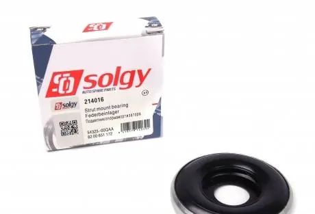 214016 Подшипник амортизатора опорный Renault Kangoo 97-09 SOLGY подбор по vin на Brocar