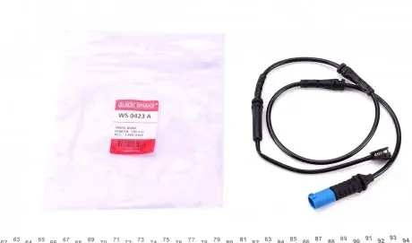 WS0423A Датчик износа тормозных колодок (задних) BMW X3 (G01) 2.0-3.0D 17- (L=740mm) QUICK BRAKE подбор по vin на Brocar
