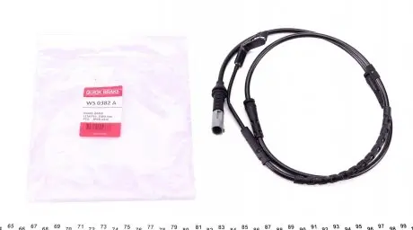 WS0382A Датчик износа тормозных колодок (передних) BMW 7 (F01-F04) 08-15 QUICK BRAKE підбір по vin на Brocar
