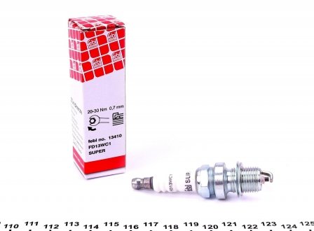 13412 Свеча зажигания MB W202/S202/C208 M111/Peugeot 106 1.4 -00 FEBI BILSTEIN подбор по vin на Brocar